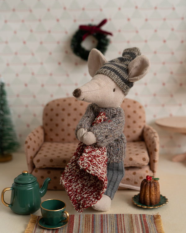 Maileg, Knitted Sweater and Hat, Big Brother