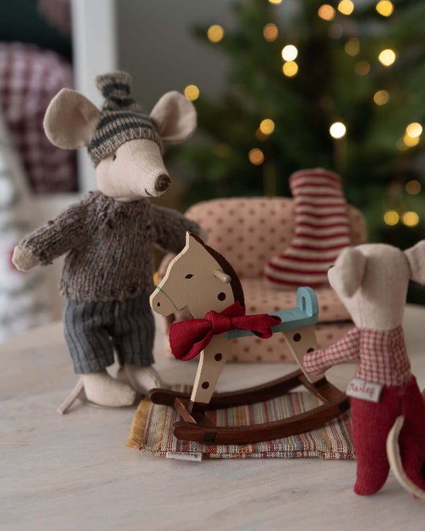 Maileg, Sofa Bed, Mouse - Dots