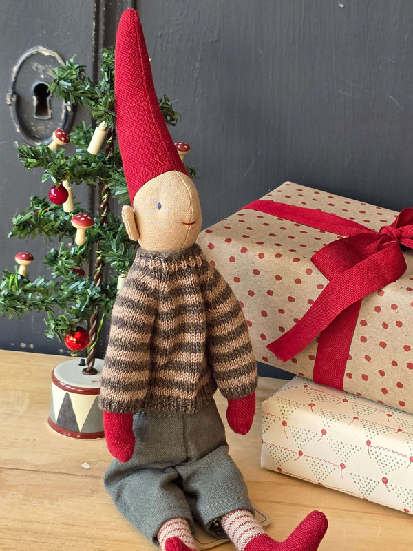 Maileg, Climbing Pixy, Boy - Knitted Sweater (Size 1)