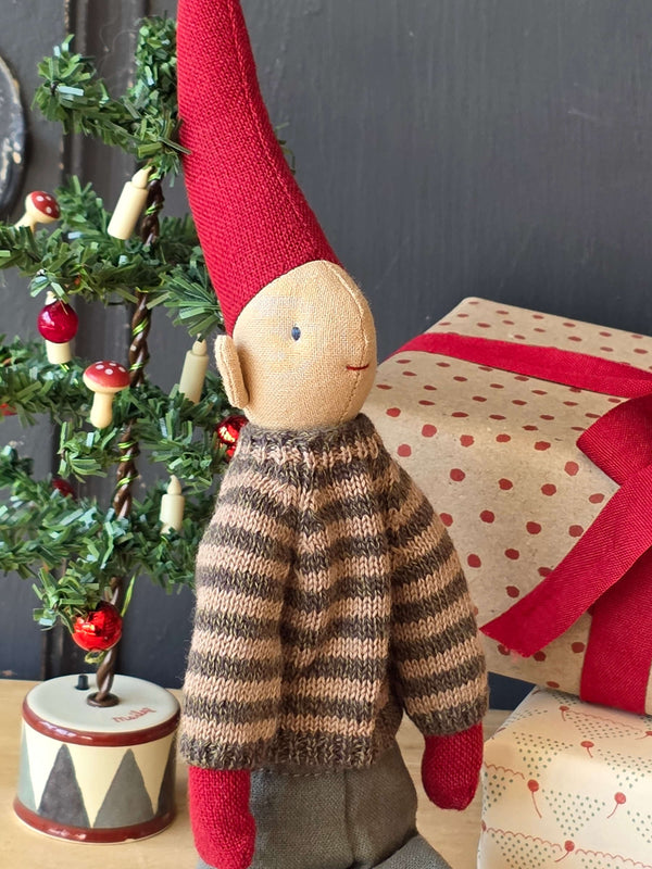 Maileg, Climbing Pixy, Boy - Knitted Sweater (Size 1)