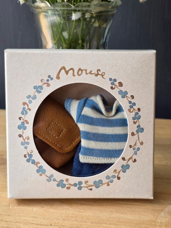 Maileg, Clothes and Bag, Big Brother Mouse - Brown