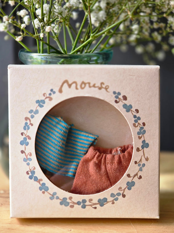 Maileg, Clothes and Bag, Little Brother Mouse