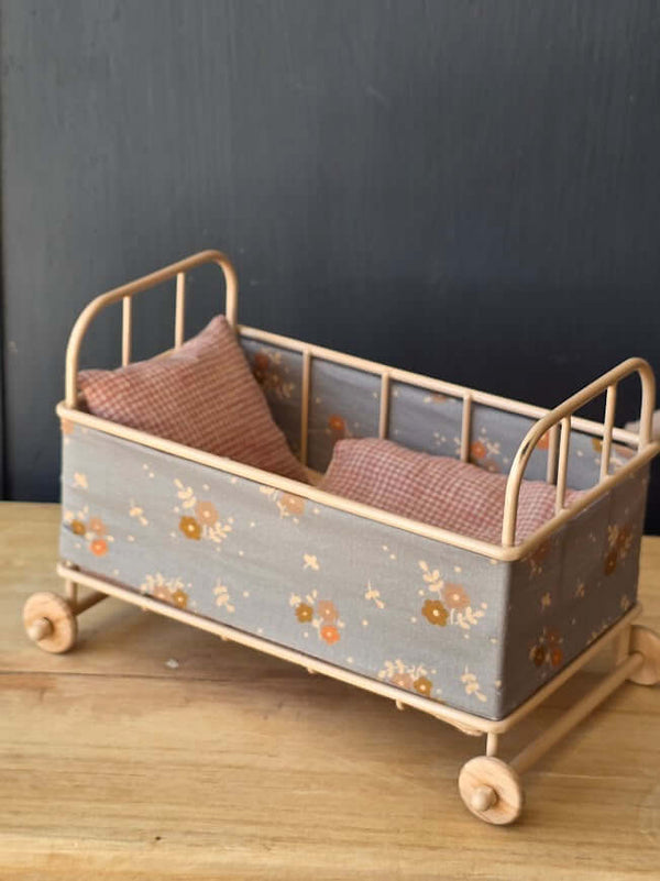 Maileg, Cot Bed, Micro - Powder