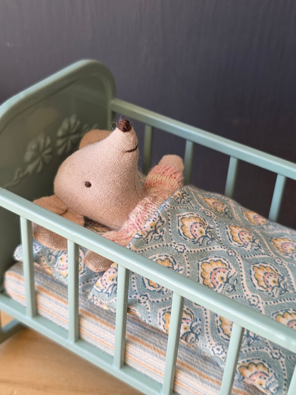 Maileg, Cradle, MY - Blue Mint
