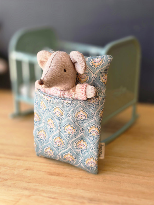 Maileg, Cradle, MY - Blue Mint