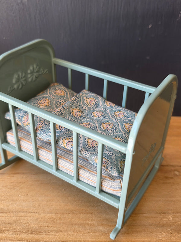 Maileg, Cradle, MY - Blue Mint
