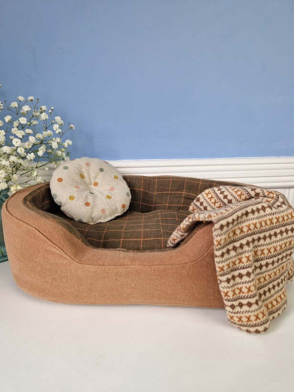 Maileg, Dog Basket - Brown