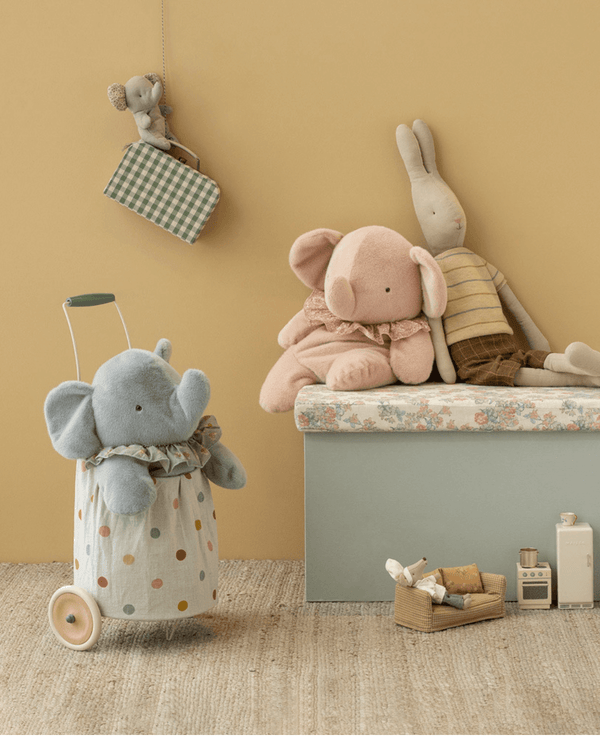 Maileg, Elephant Plush, Big - Powder