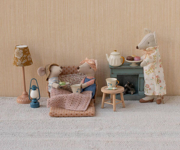 Maileg, Fireplace - Vintage Blue