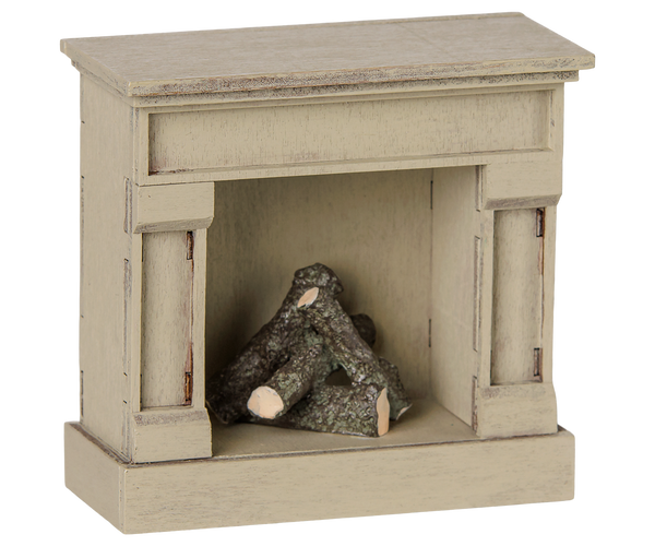 PRE-ORDER Maileg, Fireplace, Mouse - Off White **DUE AUG**