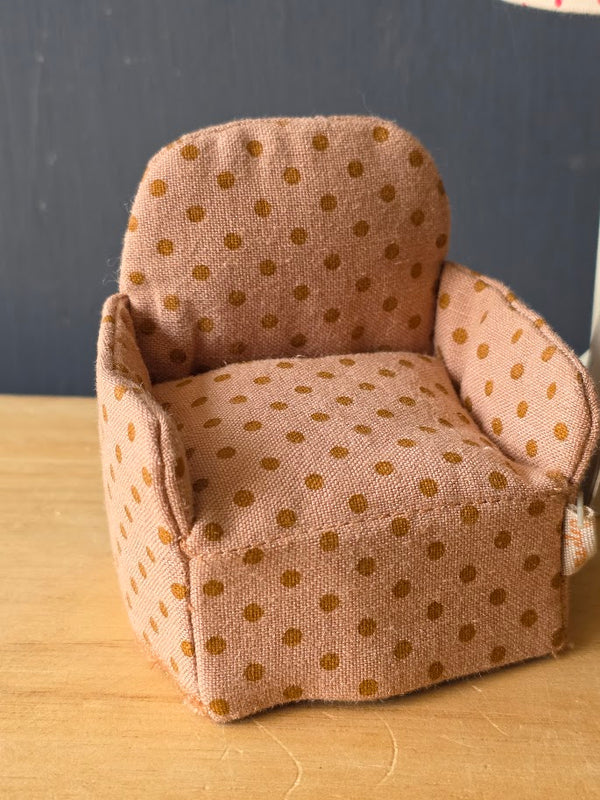 Maileg, Folding Chair, Mouse - Dots