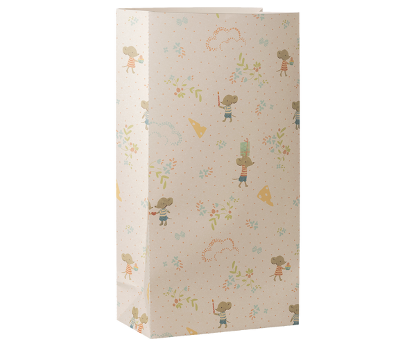 PRE-ORDER Maileg, Gift Bag, Medium - Have a Mice Day (set of 5 bags)  **Due Late Feb**