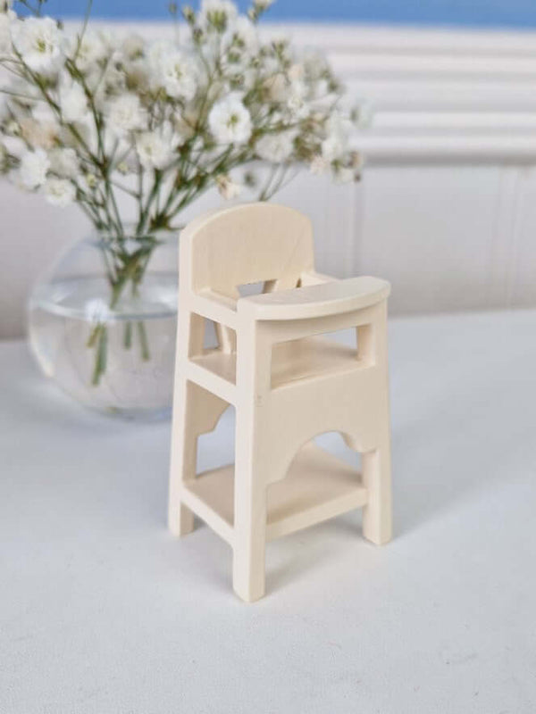 Maileg, High Chair, Mouse - Off White