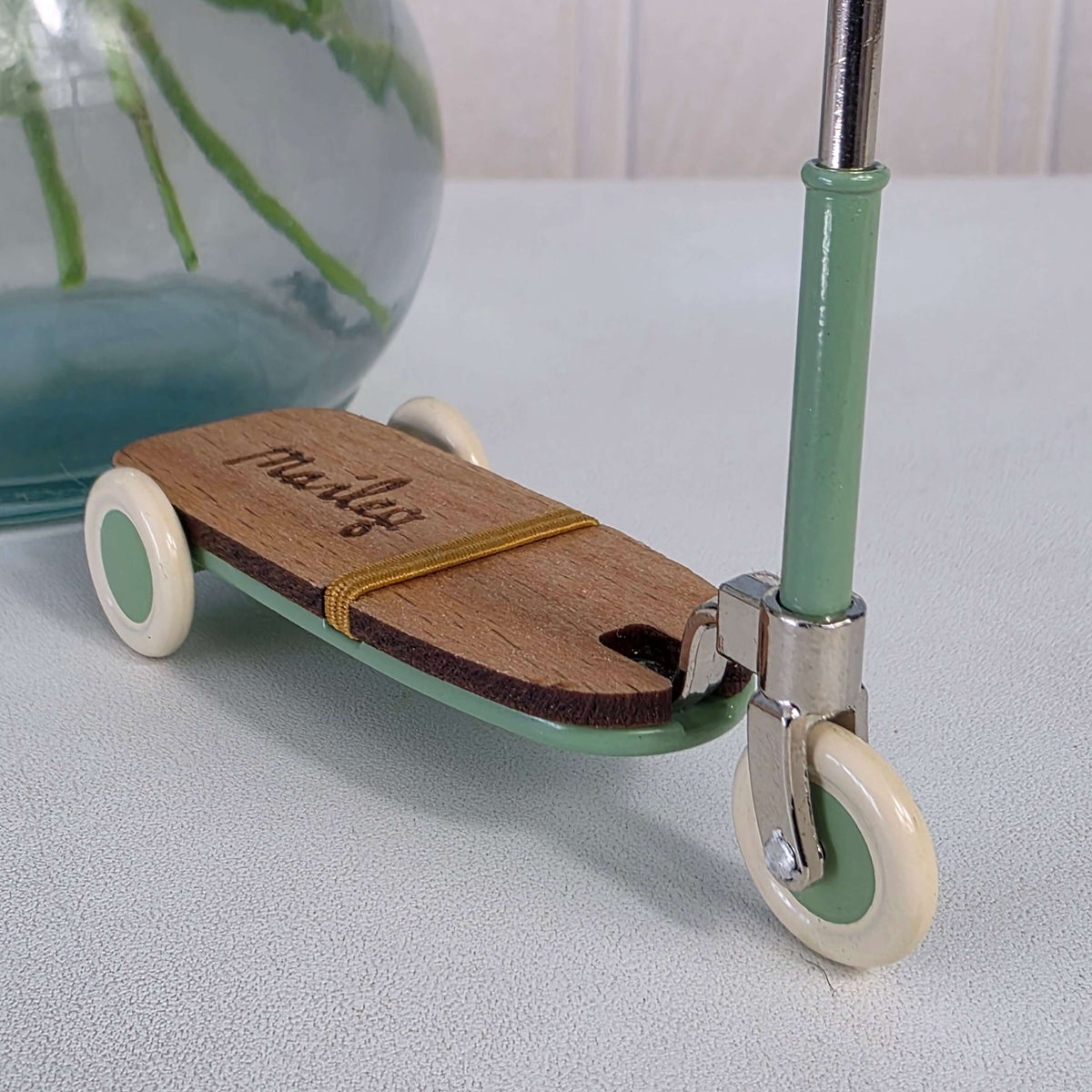 Maileg Kick Board Mouse - Mint Fun for Little Riders