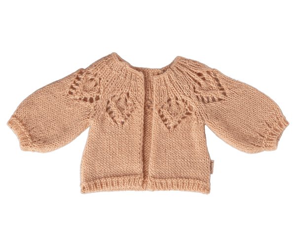Maileg, Knitted Cardigan, Size 3 - Light Rose