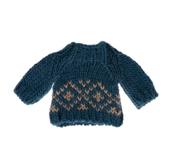Maileg, Knitted Sweater, Dad Mouse