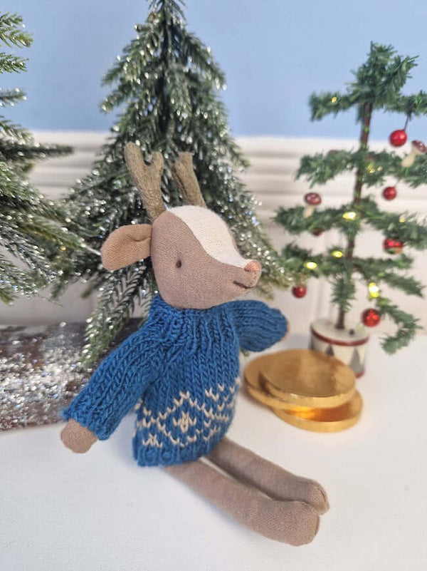 Maileg, Knitted Sweater, Dad Mouse