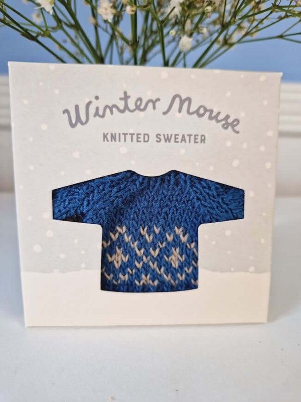 Maileg, Knitted Sweater, Dad Mouse