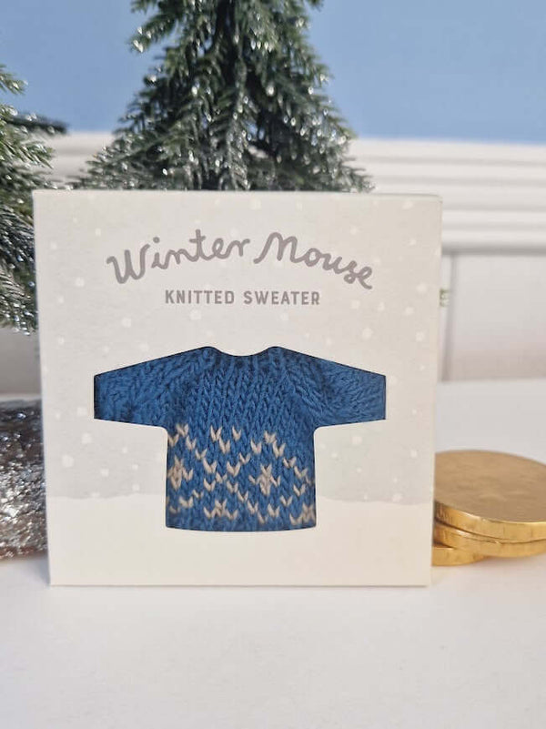 Maileg, Knitted Sweater, Dad Mouse