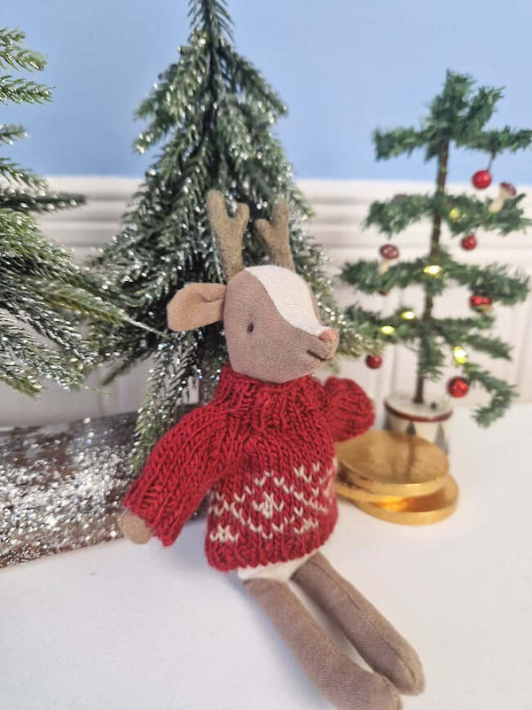 Maileg, Knitted Sweater, Mum Mouse