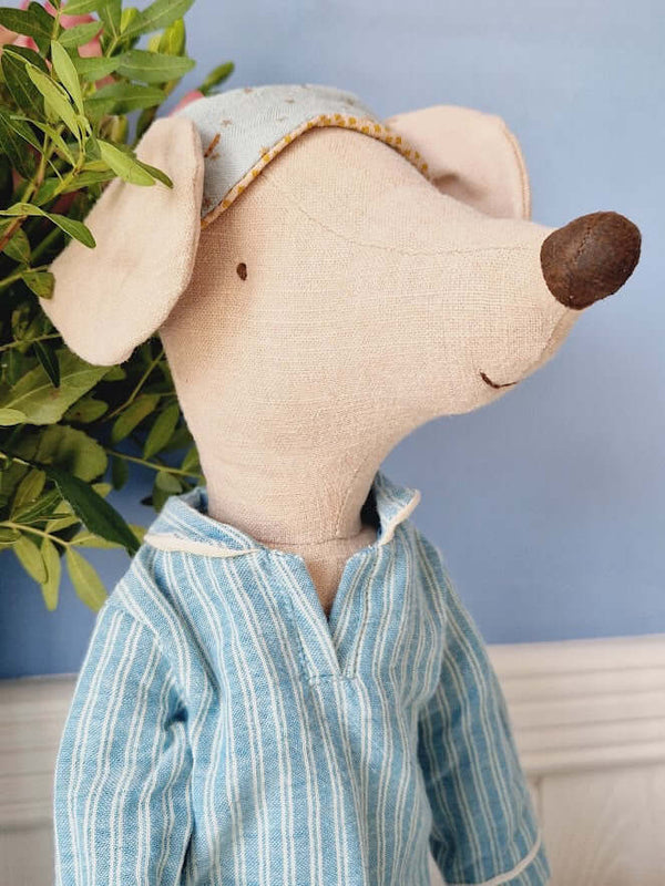 Maileg, Maxi Mouse Boy in Pyjamas