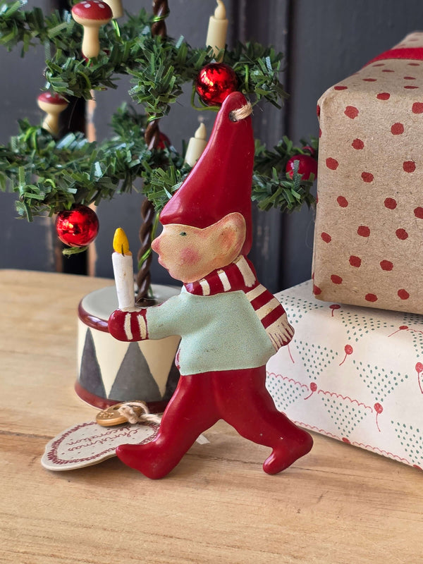 Maileg, Metal Ornament, Pixy - Candle Light