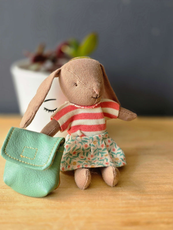 Maileg, Clothes and Bag, Big Sister Mouse - Green