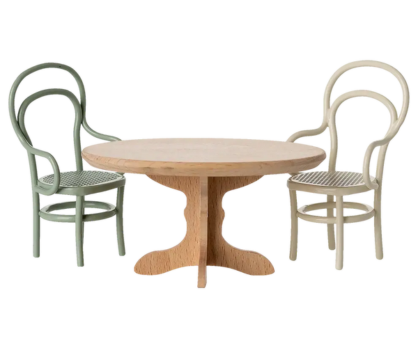 *PRE-ORDER* Maileg, Oval Dining Table, Mouse - Nature (DUE END SEPT)
