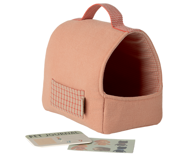 PRE-ORDER Maileg, Pet Carrier - Coral **Due Late Feb**