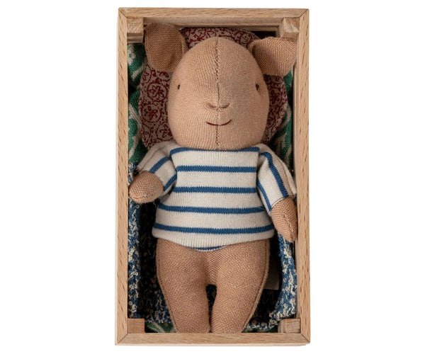 Maileg, Pig in Box, Baby - Boy