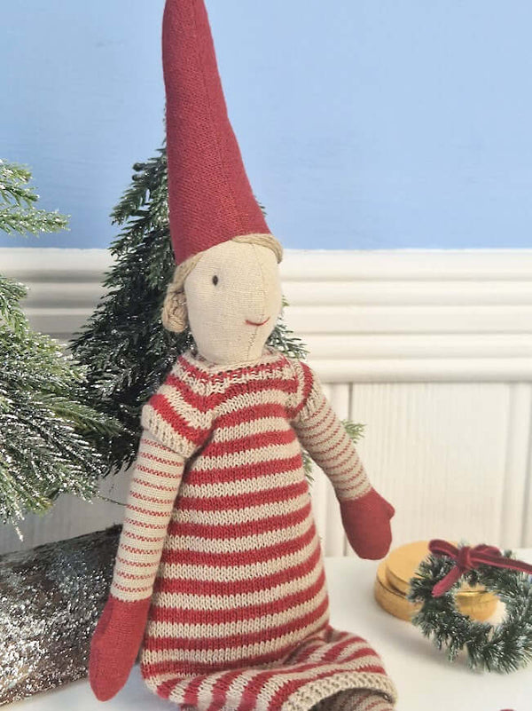 Maileg, Pixy Size 2, Girl in Stripes