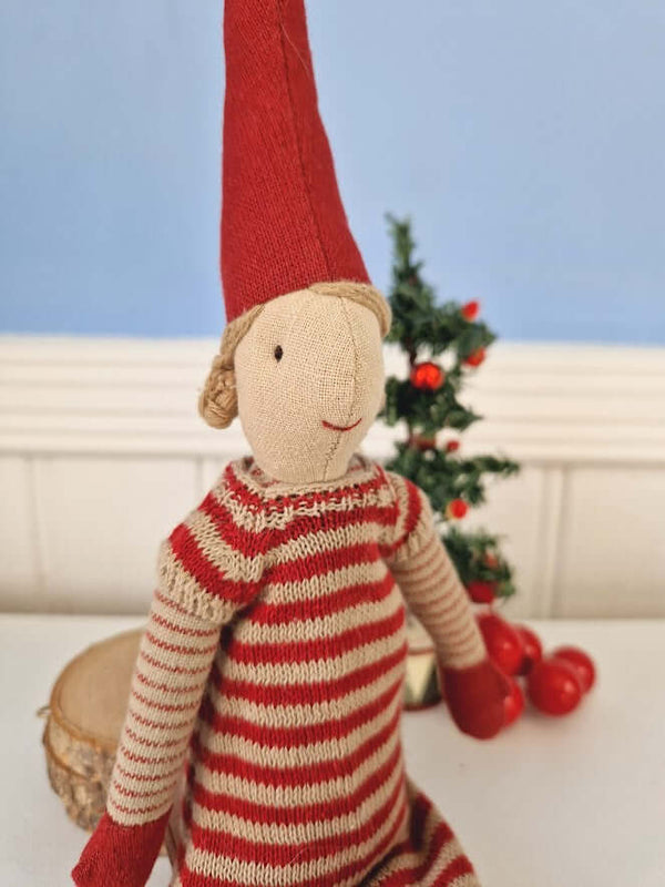 Maileg, Pixy Size 2, Girl in Stripes