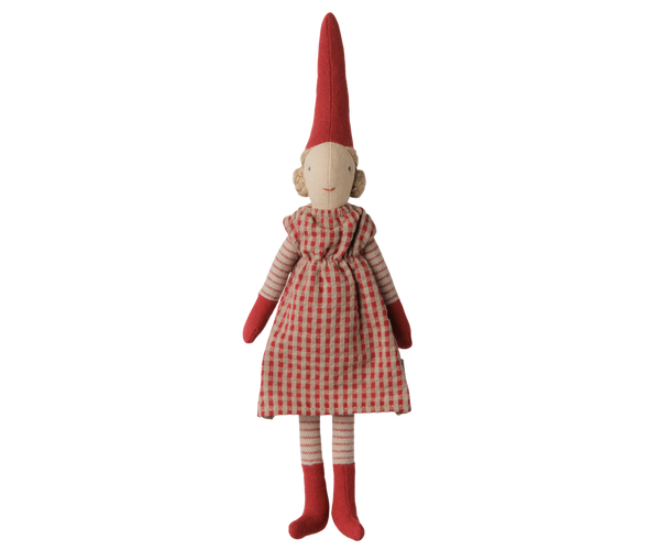 PRE-ORDER Maileg, Pixy, Size 1 - Girl - Red Dress **DUE LATE SEPT**