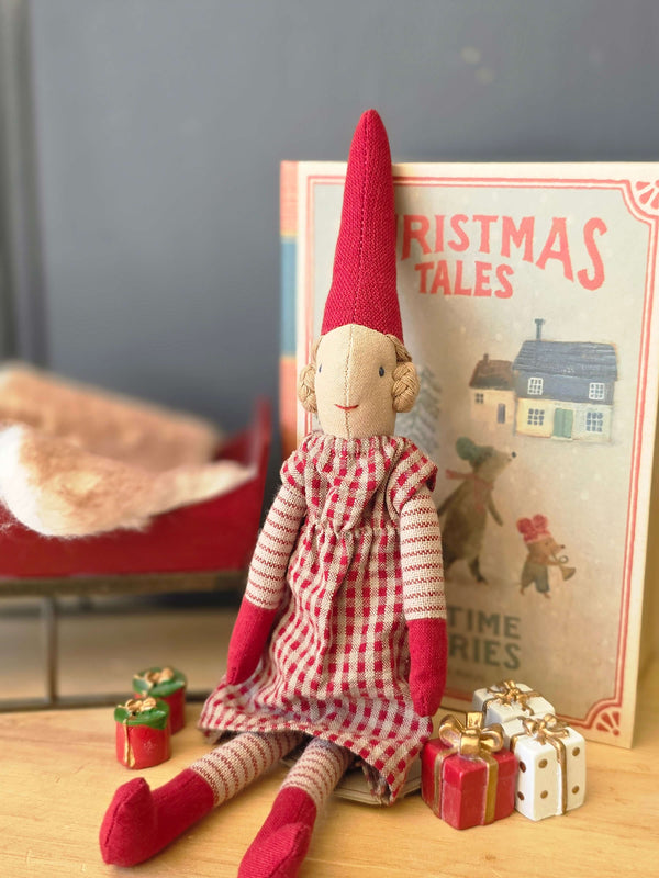 Maileg, Pixy, Size 1 - Girl - Red Dress