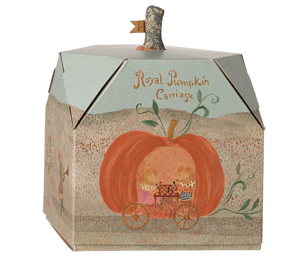 Maileg, Pumpkin Carriage, Mouse (2025)