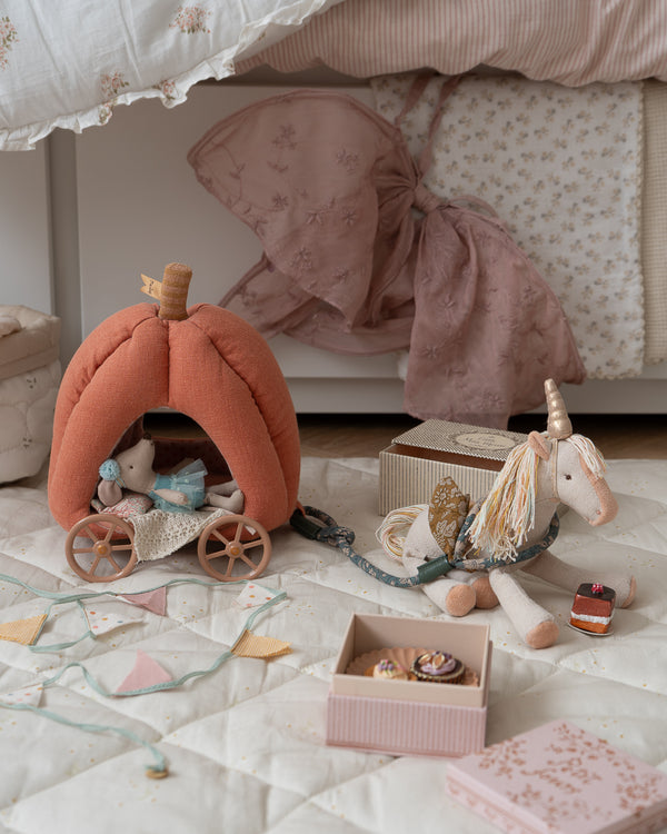 Maileg, Pumpkin Carriage, Mouse