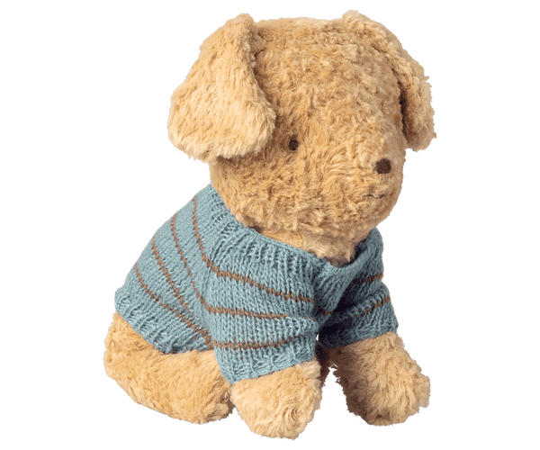 Maileg, Puppy Supply, Small, Knitted Sweater - Dusty Blue