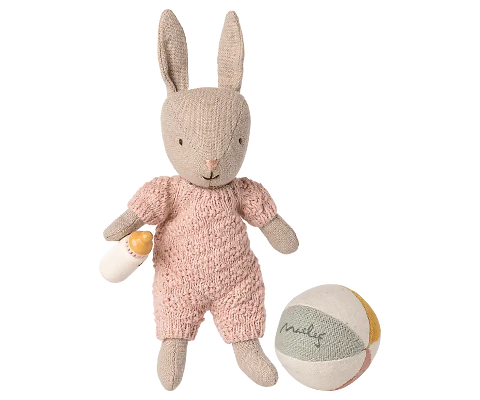 PRE-ORDER: Maileg Micro Rabbit Set - Sand Rose