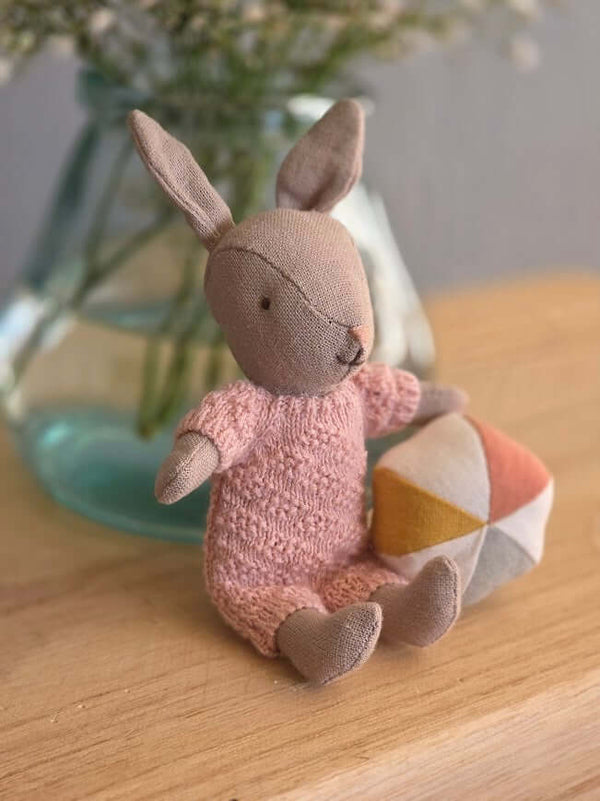 Maileg, Rabbit Set, Micro - Sand Rose