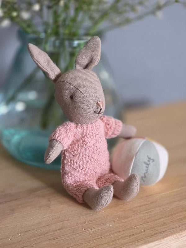 Maileg, Rabbit Set, Micro - Sand Rose