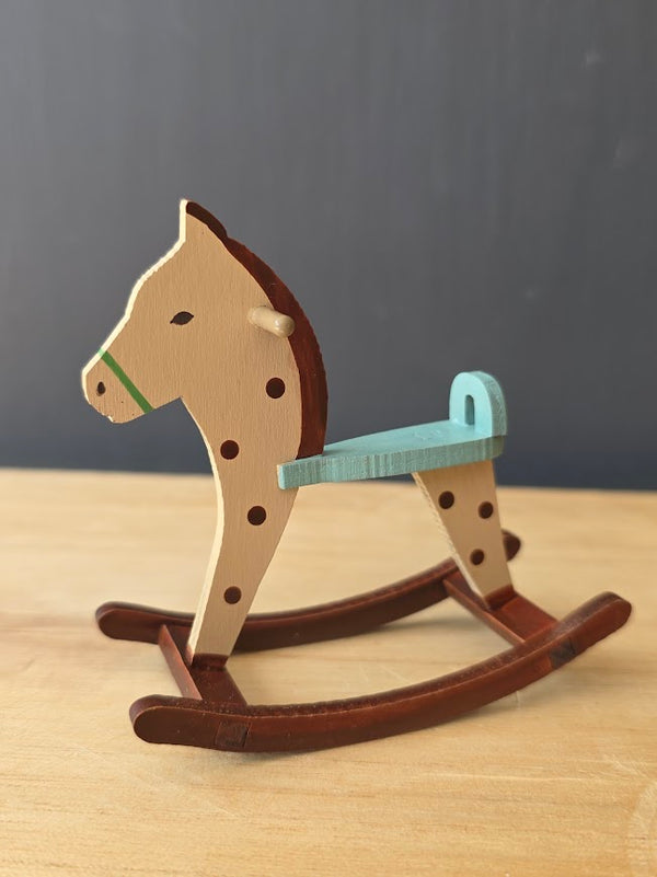Maileg, Rocking Horse, Mouse - Spotted