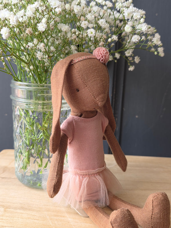 Maileg, Size 1  Bunny In Pink Ballerina Outfit