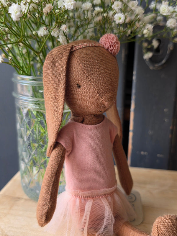 Maileg, Size 1  Bunny In Pink Ballerina Outfit