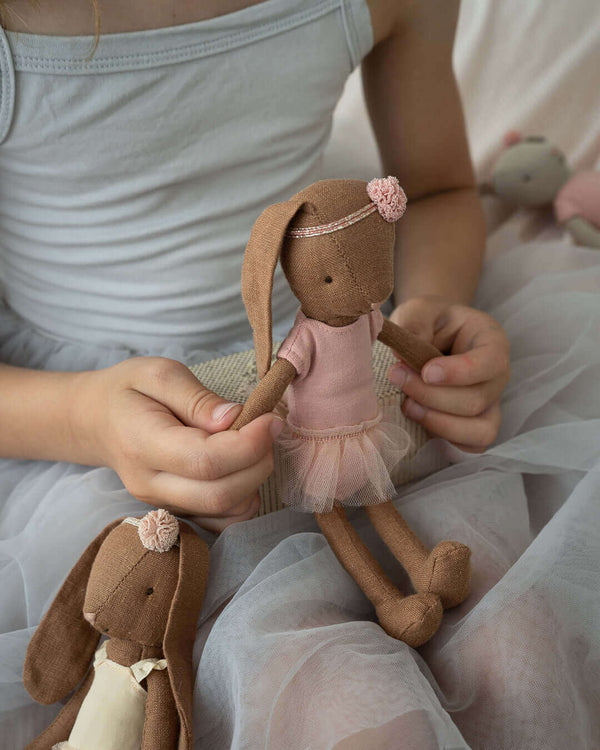 Maileg, Size 2  Bunny In Cream Ballerina Outfit