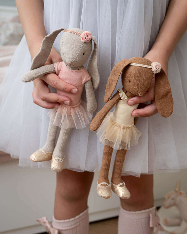 Maileg, Size 2  Bunny In Cream Ballerina Outfit