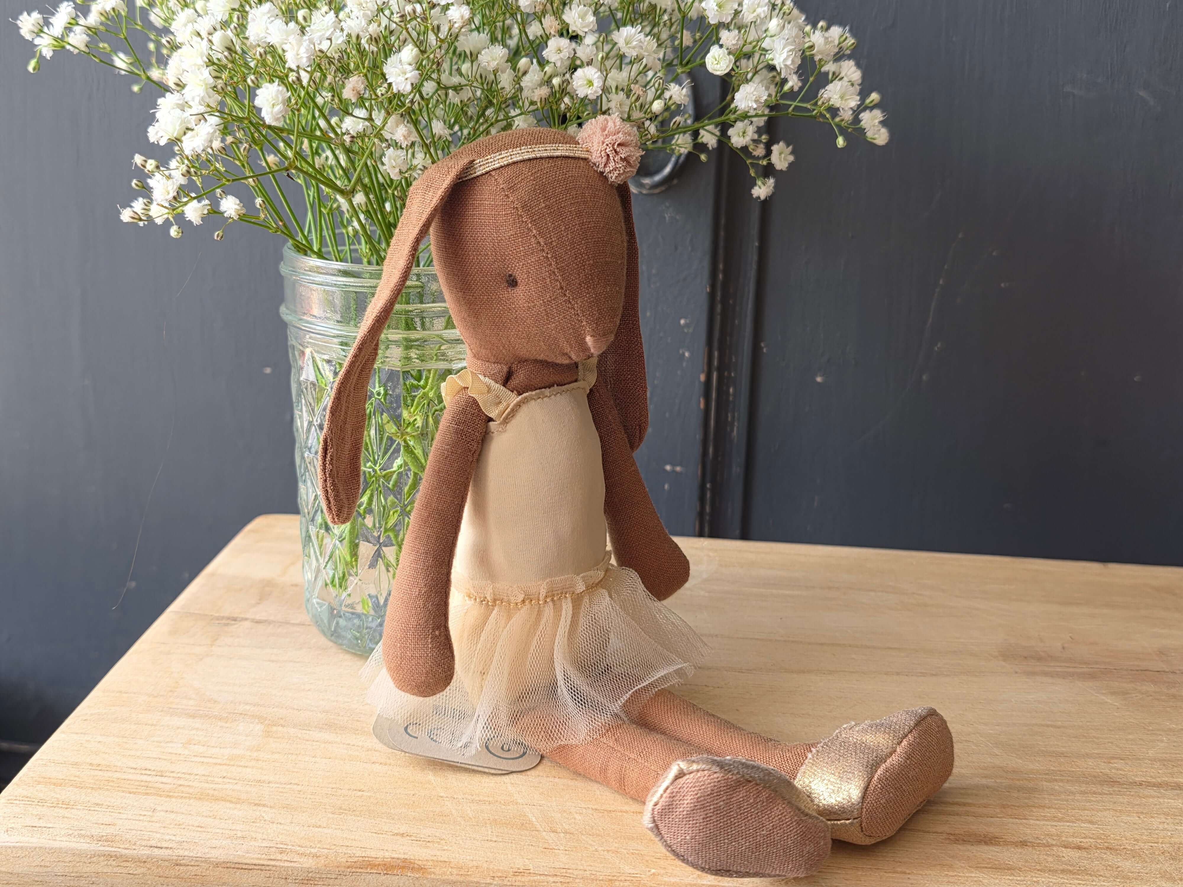 Maileg Classic Ballet Rabbit Size 1 - Cream main image 1
