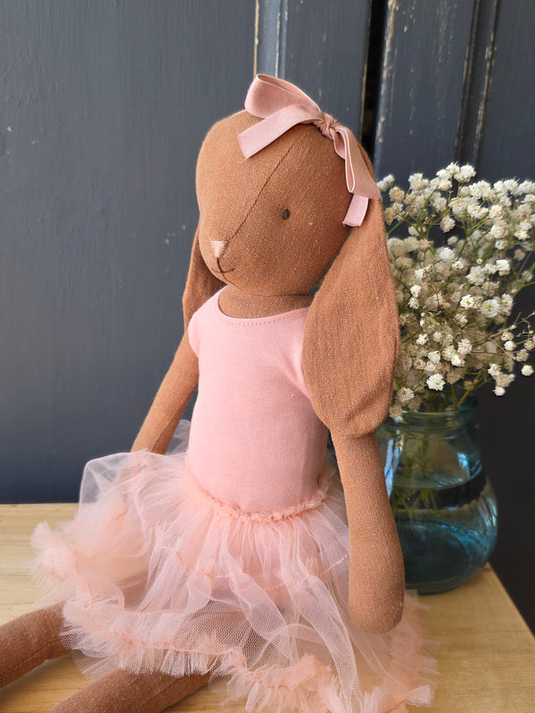 Maileg, Size 3 Bunny - Ballet Suit & Skirt Rose