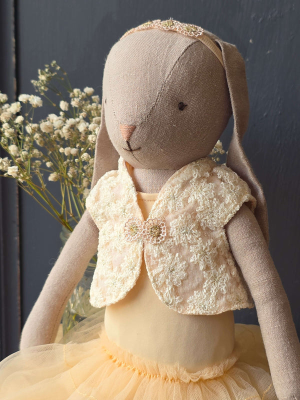 Maileg, Size 3 Bunny, Classic - Ballet Suit & Skirt Cream