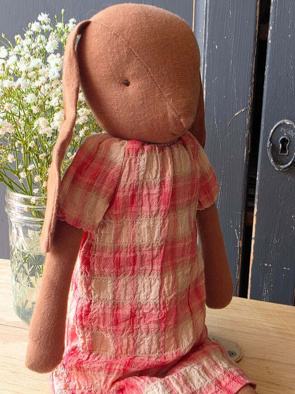 Maileg, Size 3 Bunny In Checked Dress