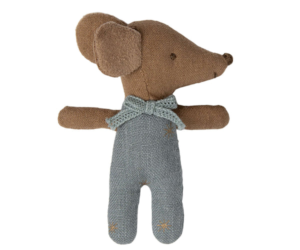 *Pre-Order* Maileg, Sleepy Wakey Baby Mouse in Matchbox - Blue (Due April)
